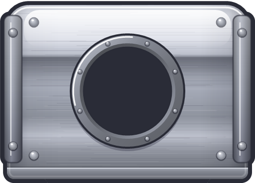 The Jelly Jam dispenser, its porthole swirling with the seven note colours